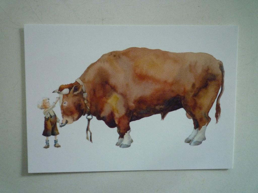 Kunstkaart Marit Tornqvist stier the day Adam got mad, Ophalen of Verzenden, Voor 1920, Vogel