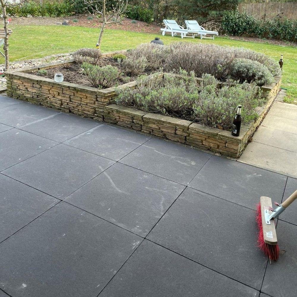 Designtegel , terrasstegel, antraciet 60x60, goedkoop, Tuin en Terras, Tegels en Klinkers, Ophalen of Verzenden, Nieuw, Beton