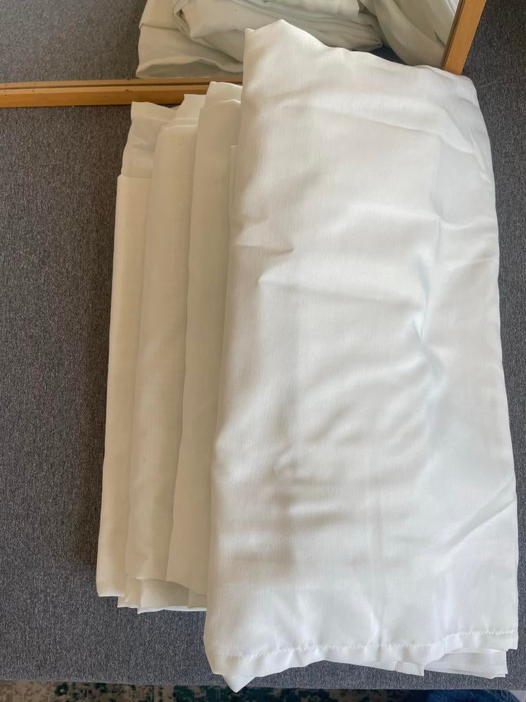 IKEA HILJA Gordijnen, 4 stuks, wit, 145x300 cm, Huis en Inrichting, Stoffering | Gordijnen en Lamellen, 100 tot 150 cm, Wit, Zo goed als nieuw