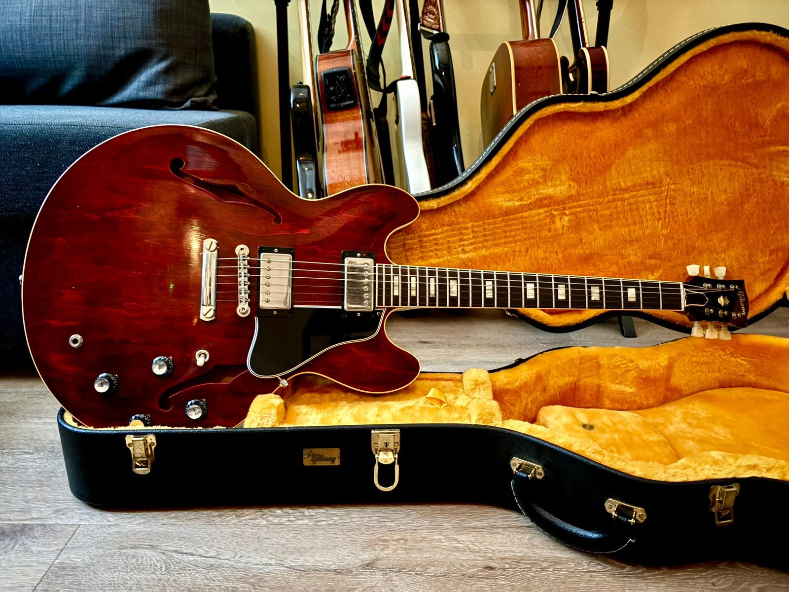 Gibson Custom Shop ES-335, 1964 M2M, Murphy Lab Light Aged, Muziek en Instrumenten, Ophalen, Zo goed als nieuw, Semi-solid body