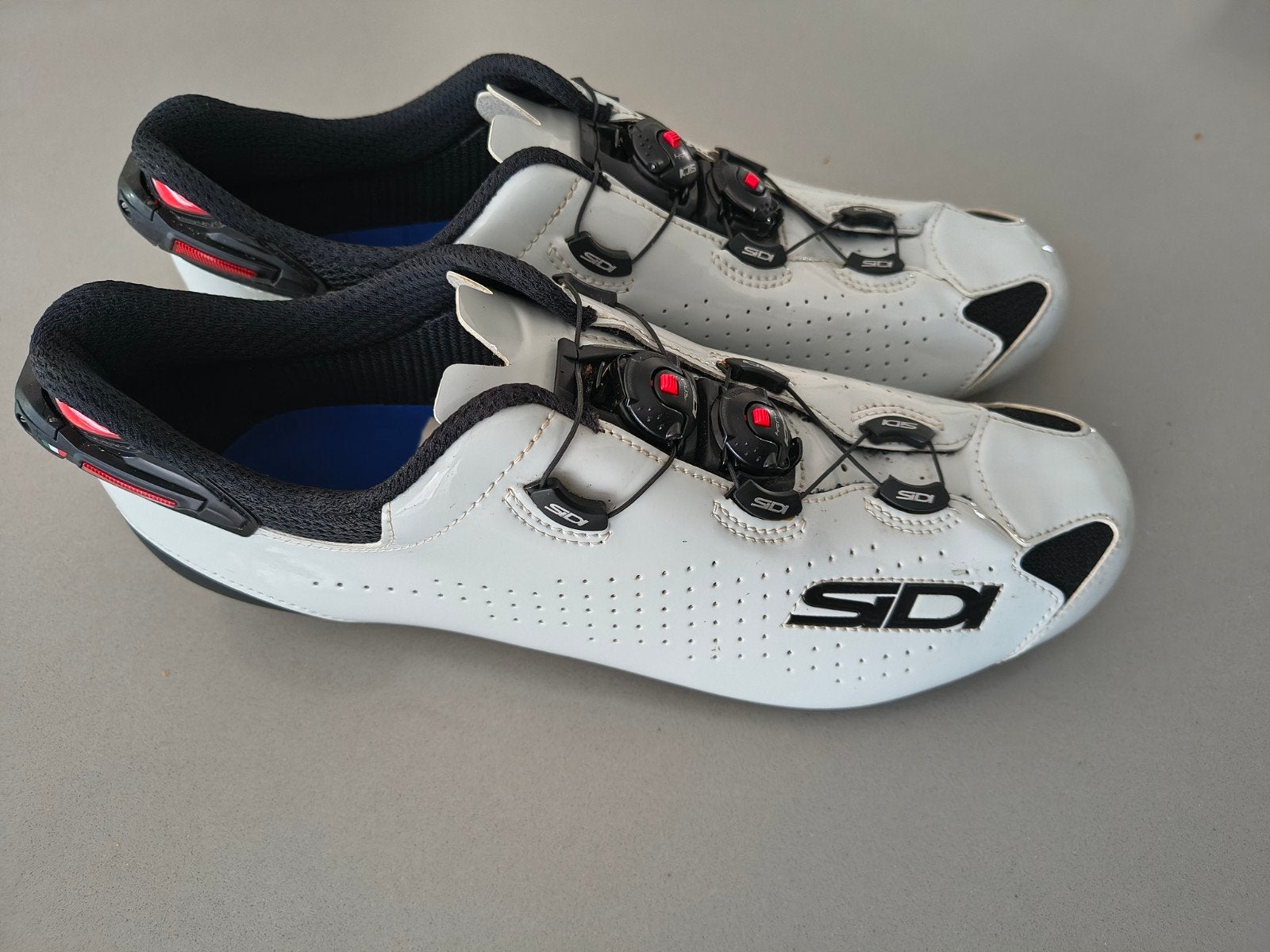 Sidi Shot 2 S Racefiets schoenen mt 45 Glossy Grey, Fietsen en Brommers, Fietsaccessoires | Fietskleding, Heren, Schoenen, Overige maten