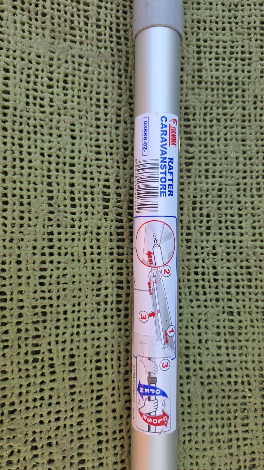 Fiamma Rafter Caravanstore luifelstok, Ophalen of Verzenden, Gebruikt