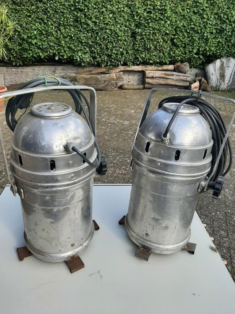 Vintage theaterlampen 2 stuks, Ophalen