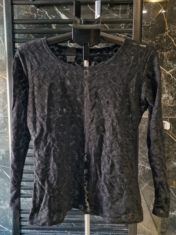Boris Industries Zwarte Kant Top M, Kleding | Dames, Ophalen of Verzenden, Zo goed als nieuw, Zwart, Zonder mouw