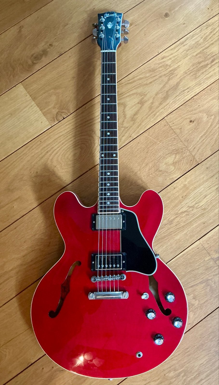 Gibson ES-335 Semi-Hollow cherry red, Muziek en Instrumenten, Snaarinstrumenten | Gitaren | Elektrisch, Ophalen of Verzenden, Gebruikt