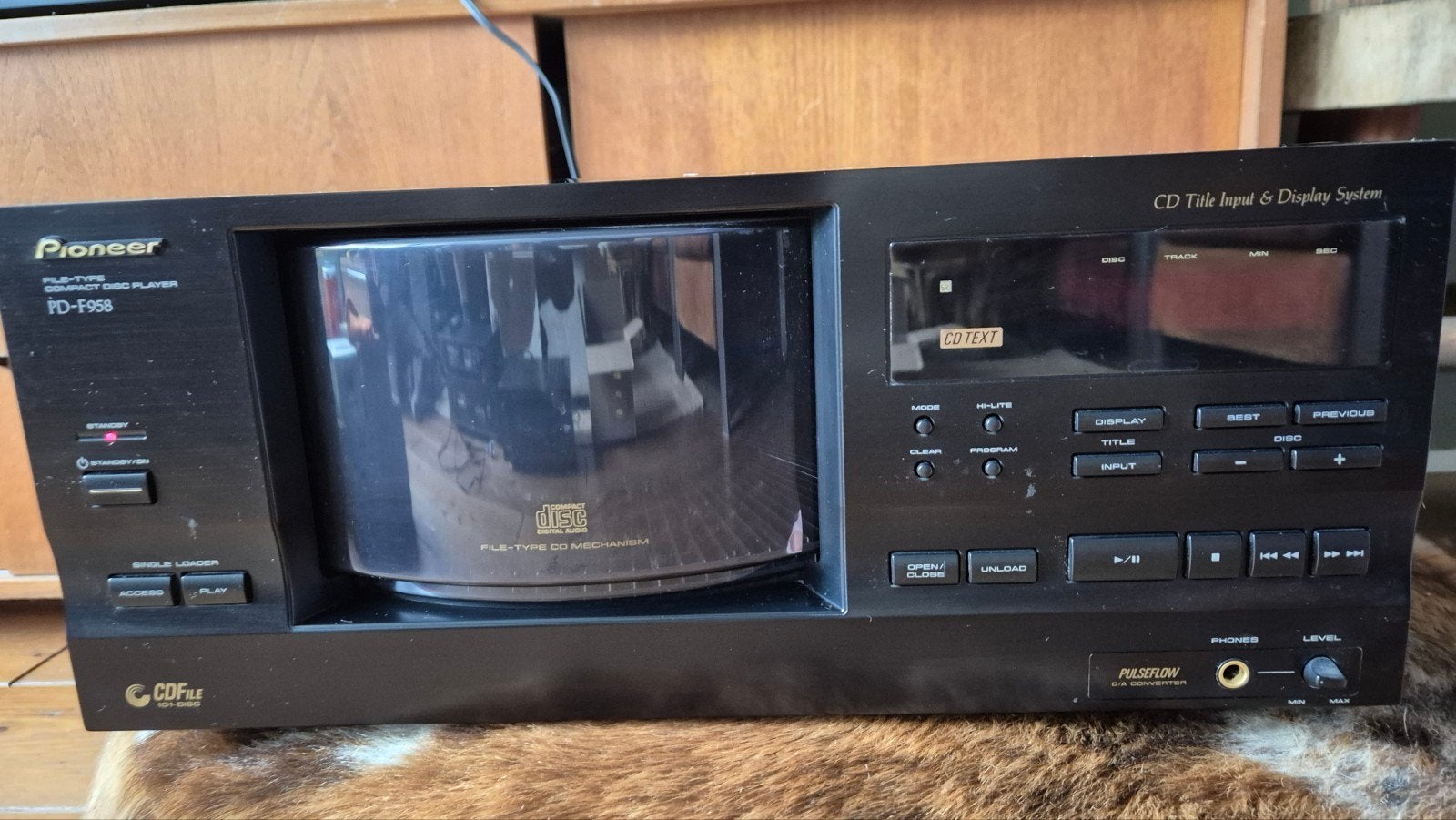 Pioneer PD-F958 101 CD wisselaar zonder afstandsbediening, Ophalen of Verzenden, Zo goed als nieuw, Pioneer, Wisselaar
