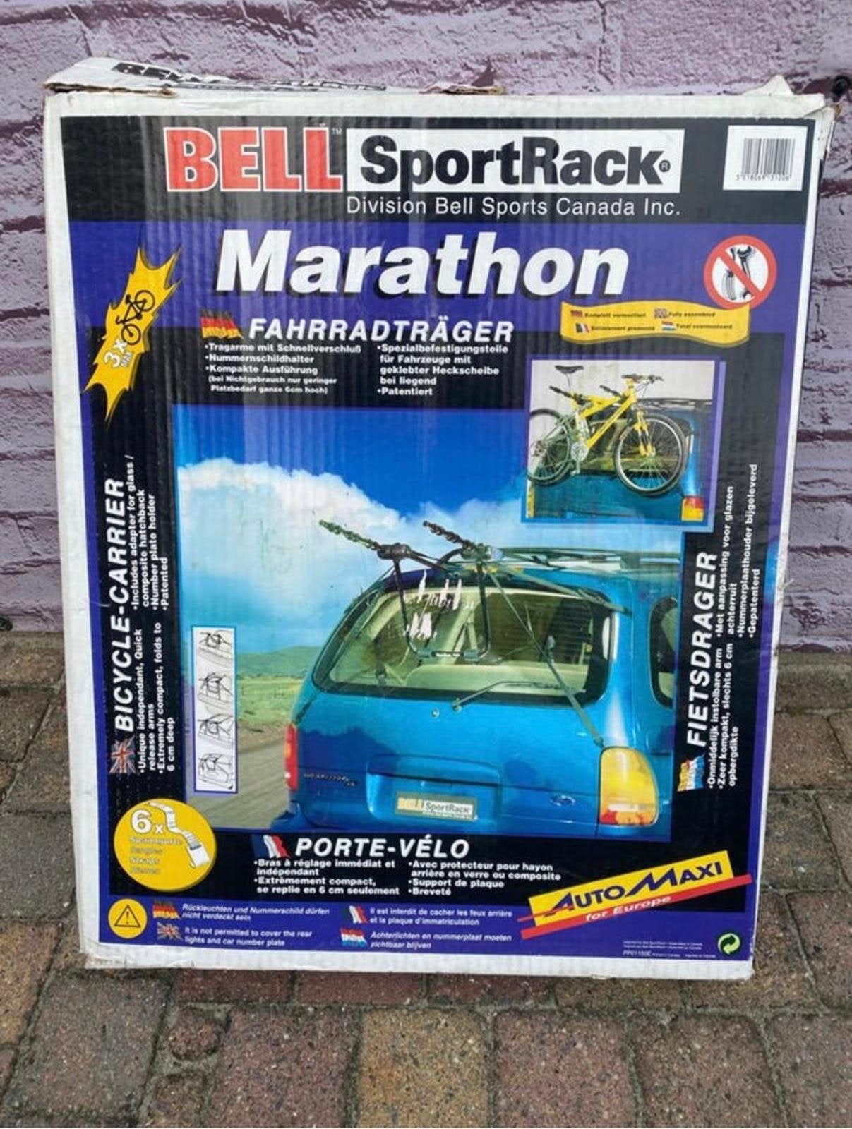 Bell SportRack Marathon Fietsdrager voor Achterklep, Auto diversen, Fietsendragers, Gebruikt, Achterklepdrager, Ophalen of Verzenden