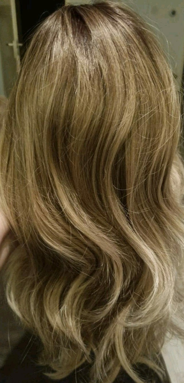 Lichtbruin l/blond Haarwerk 22/24 inch, Ophalen of Verzenden, Nieuw, Pruik of Haarverlenging