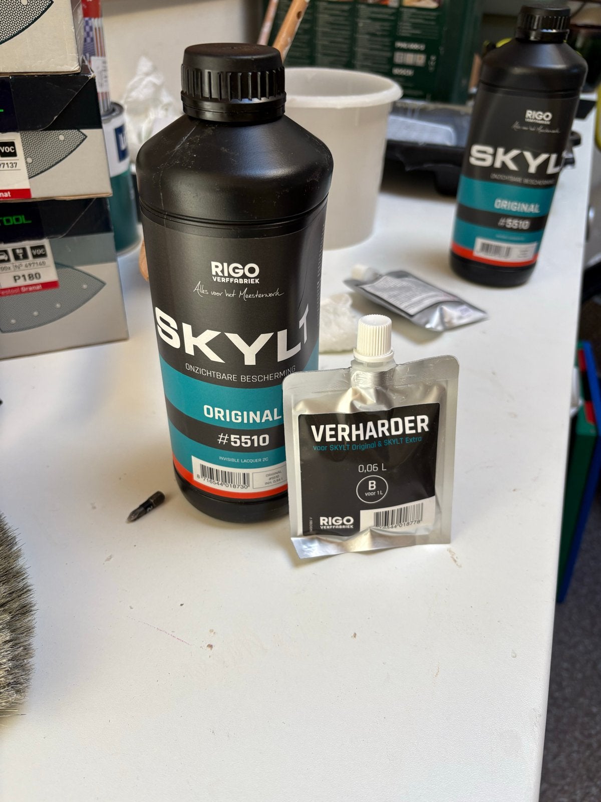 Vier liter Skylt Original #5510 ongeopende flessen, Overige kleuren, Verzenden, Nieuw, Lak