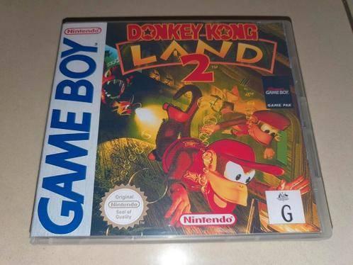 Donkey Kong Land 2 Game Boy GB Game Case, Spelcomputers en Games, Games | Nintendo Game Boy, Avontuur en Actie, Verzenden, 1 speler