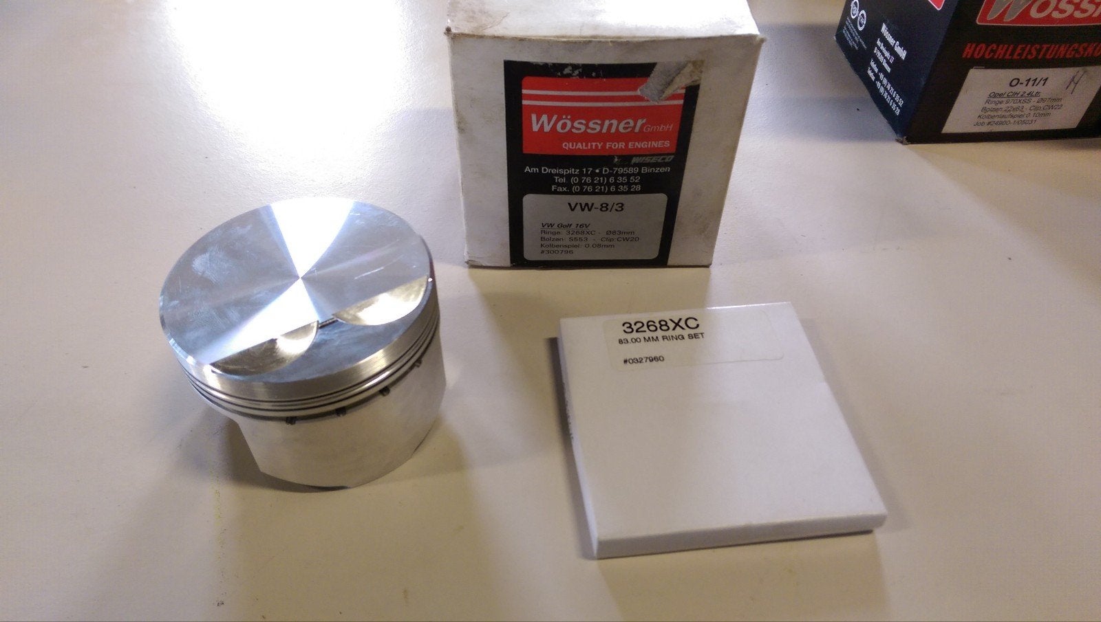 Wössner gesmede zuigerset VW Golf 1.8 16V KR/PL Ø83 mm, Ophalen of Verzenden, Nieuw, Volkswagen
