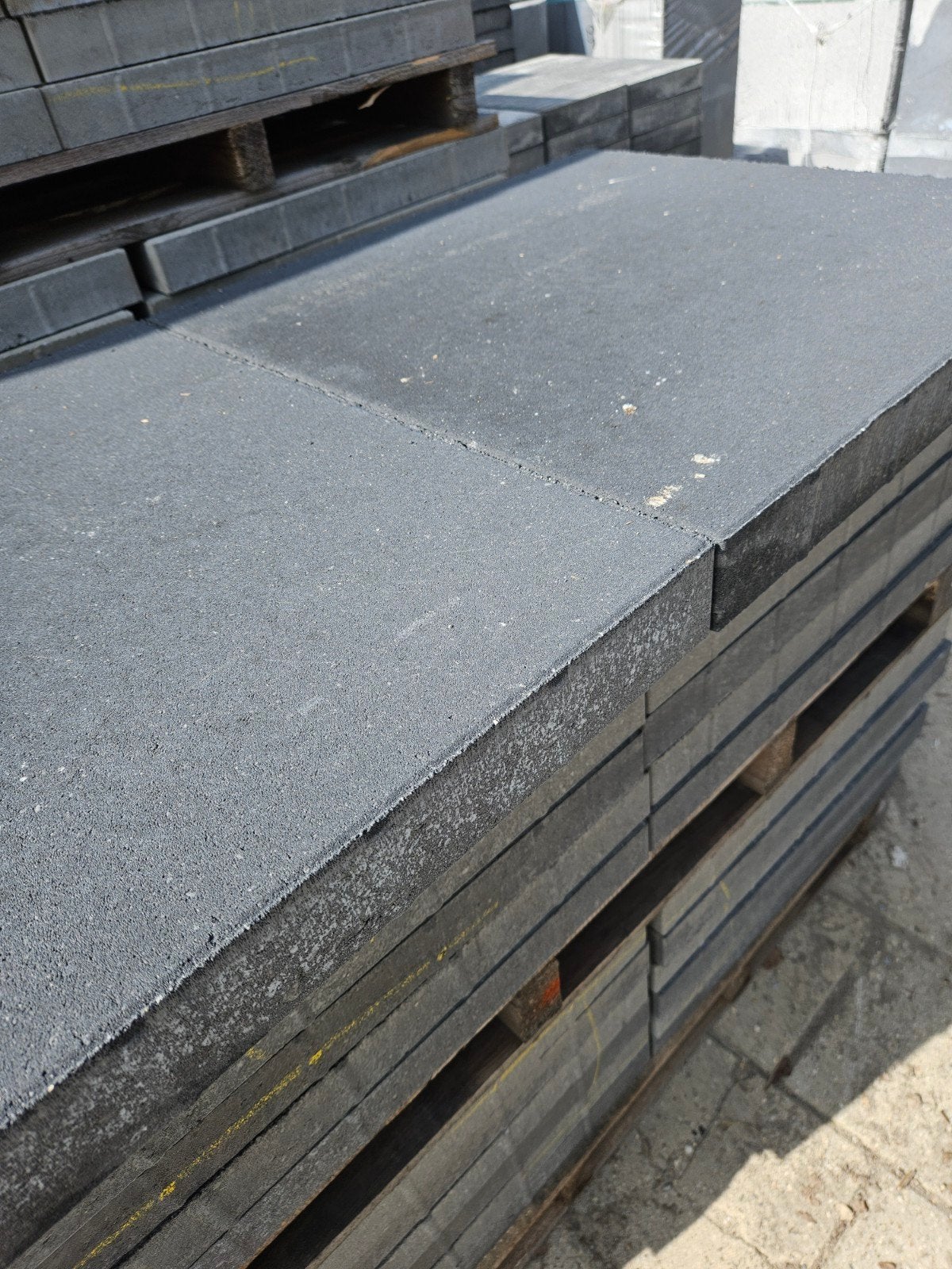 betontegel 60x60x6 antraciet, Ophalen of Verzenden