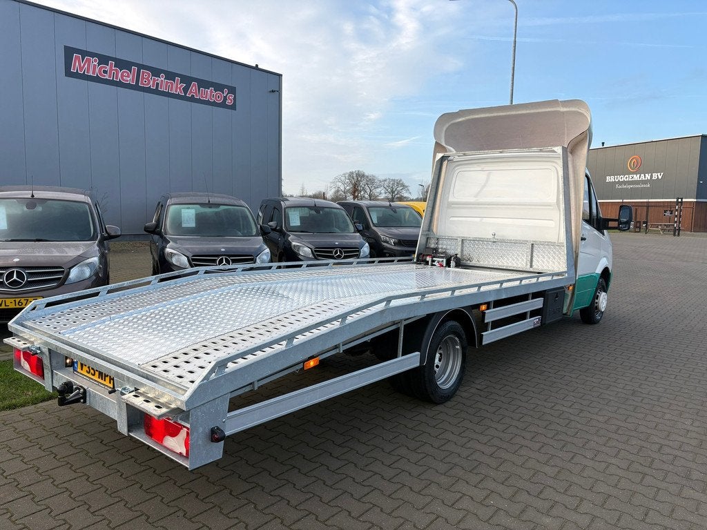 Mercedes-Benz 518 CDI Oprijwagen AutoTransporter, Automaat, Stof, Gebruikt, Zwart
