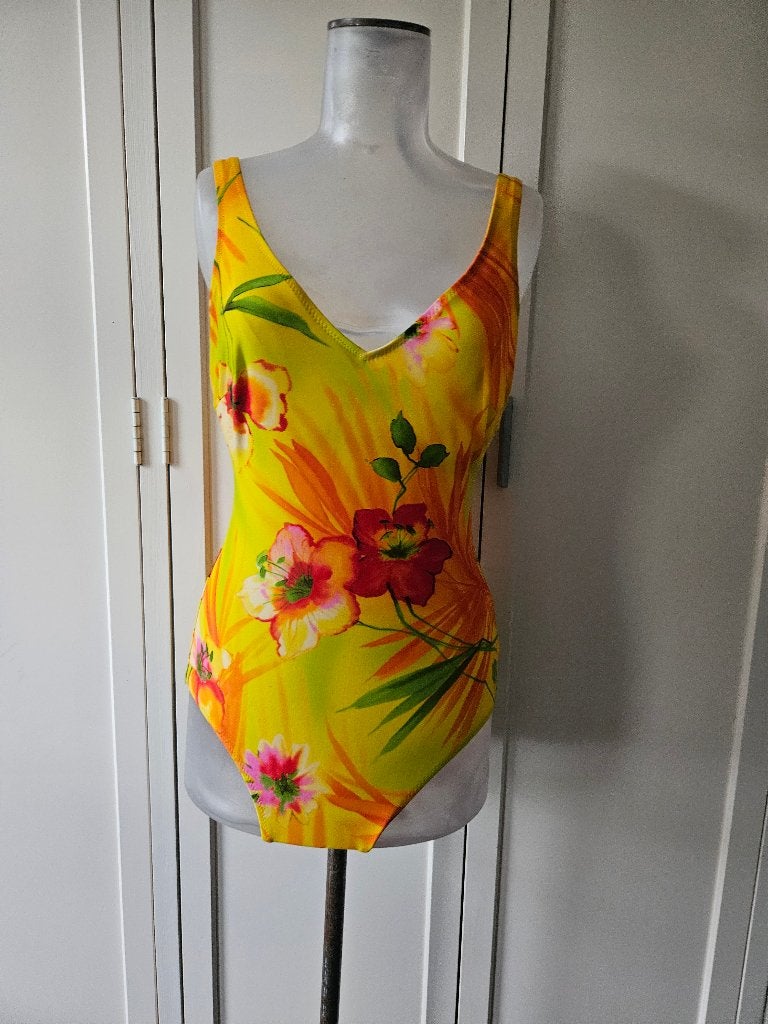 Anita badpak maat 40 D zgan, Kleding | Dames, Ophalen of Verzenden, Zo goed als nieuw, Geel, Badpak