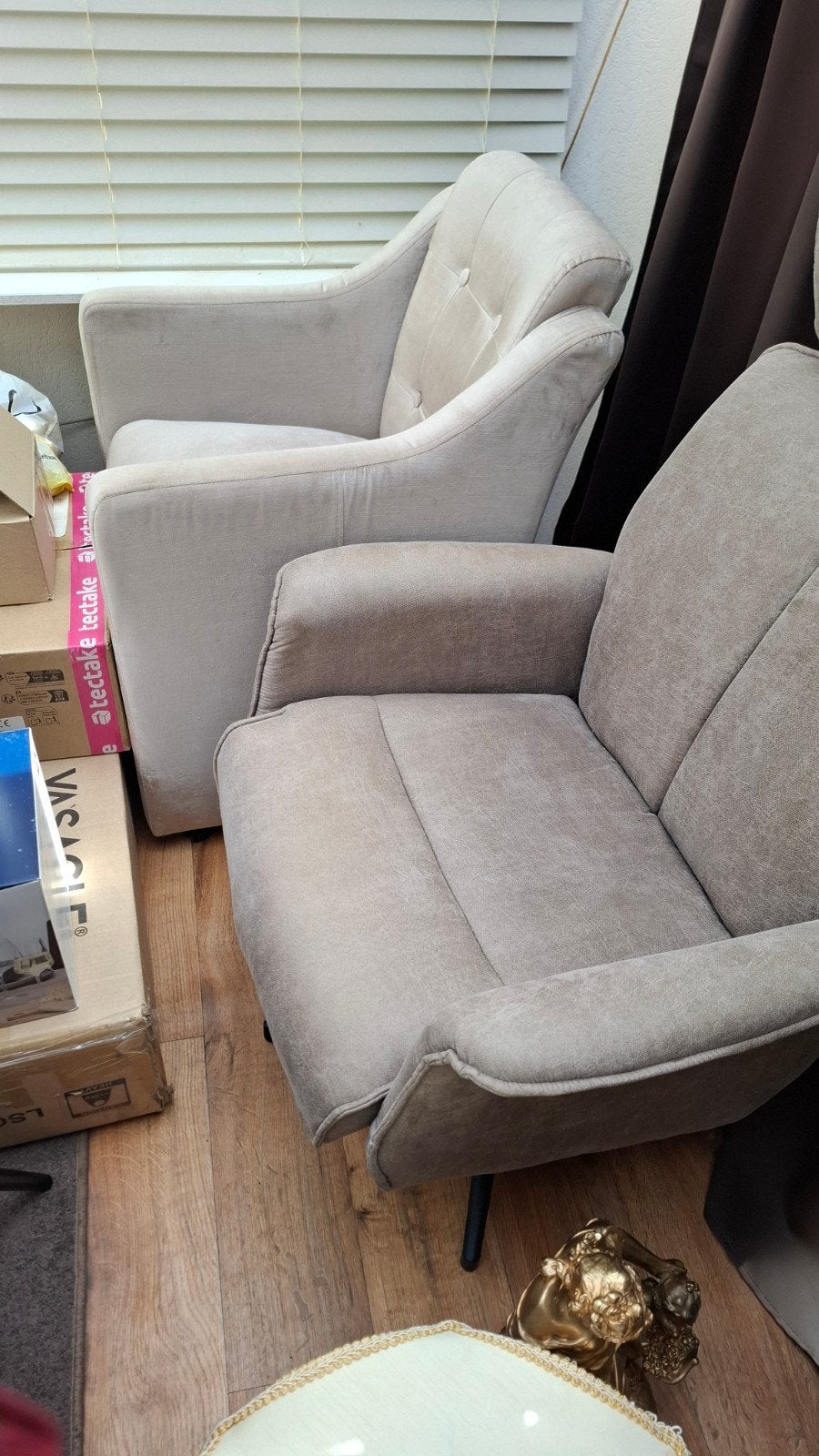 draaistoel en fauteuil met hoofdsteun., Ophalen, Zo goed als nieuw, 75 tot 100 cm, 50 tot 75 cm