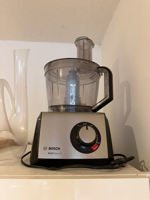 Bosch MultiTalent 8 foodprocessor MC812M844, 4 liter of meer, Ophalen, Zo goed als nieuw, 3 snelheden of meer