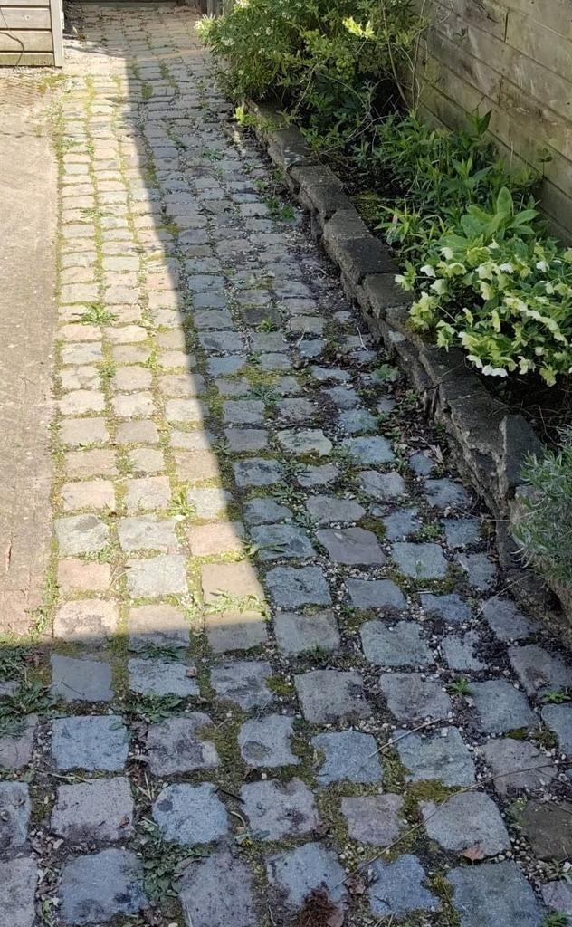 Kasseien voor tuinpad of terras, Tuin en Terras, Tegels en Klinkers, Ophalen, Gebruikt, Overige typen, Natuursteen