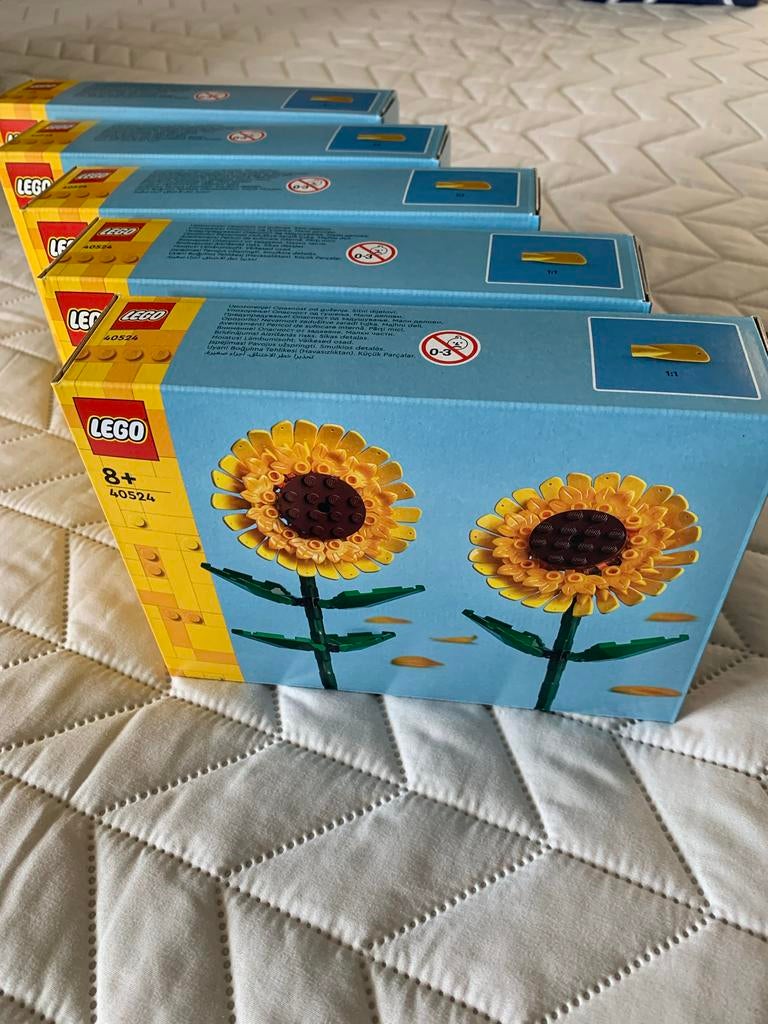 4x LEGO Zonnebloemen (40524) - Nieuw en Ongeopend, Lego, Nieuw, Ophalen of Verzenden, Complete set