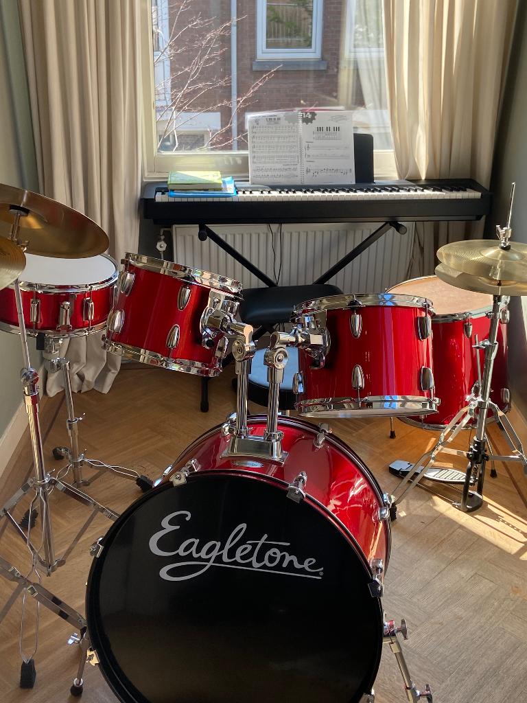 Drumstel, Muziek en Instrumenten, Drumstellen en Slagwerk, Ophalen, Zo goed als nieuw, Overige merken