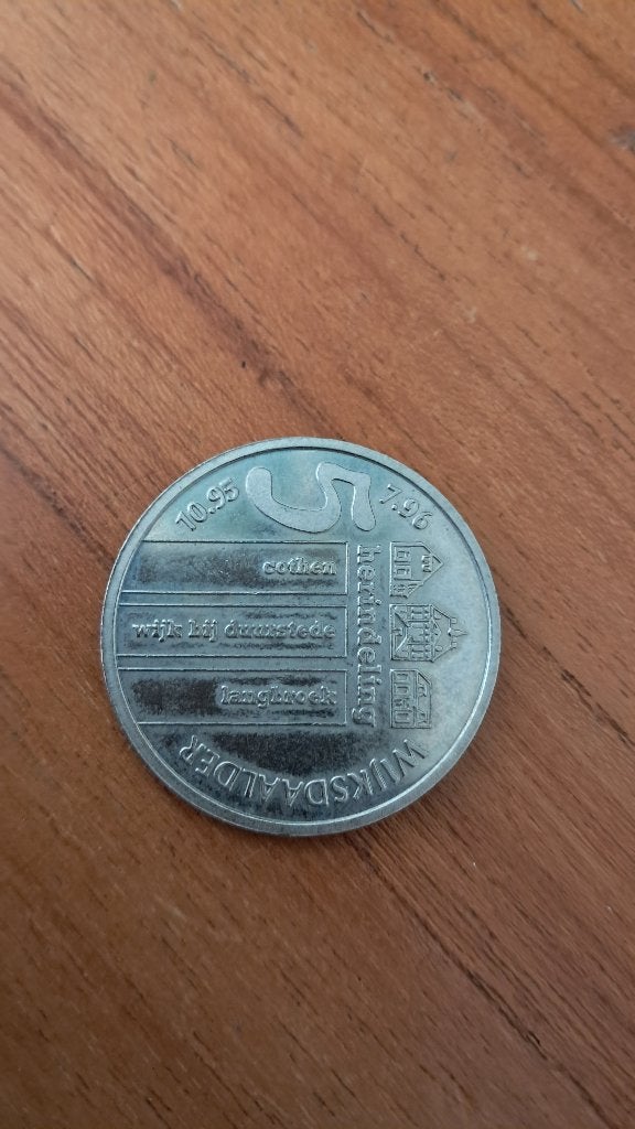 Wijksdaalder 1995, Porter Rotterdam 1990, Sail 95 munt, Ophalen of Verzenden, Overige materialen, Nederland