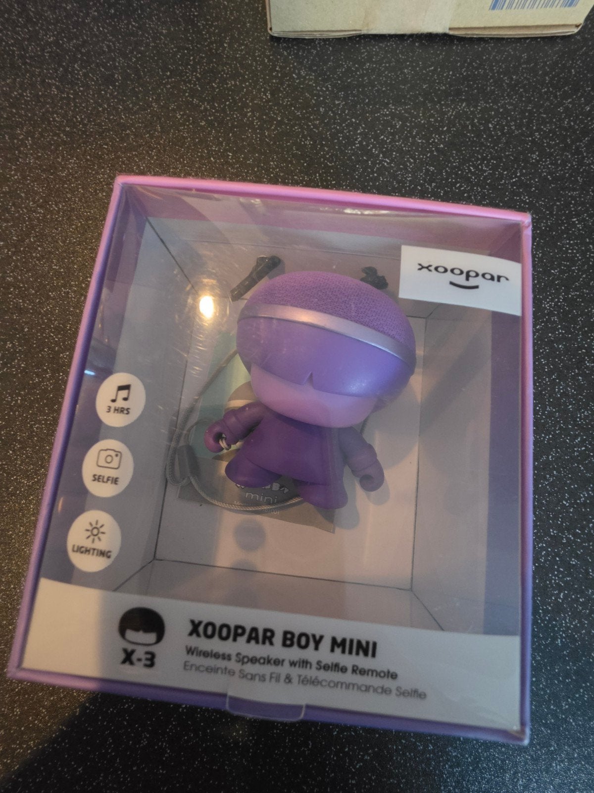 Xoopar Boy Mini Draagbare Speaker - Selfie Afstandsbediening, Overige merken, Ophalen of Verzenden, Zo goed als nieuw, Draagbare speaker