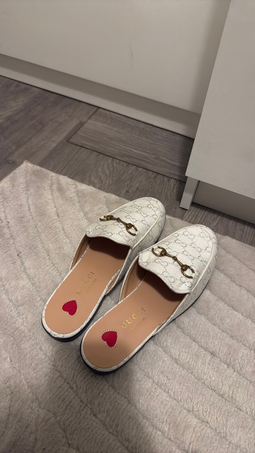 Loafers gucci, Ophalen of Verzenden, Wit, Instappers