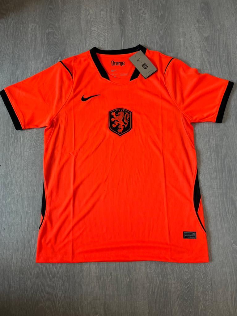 Nederland WK 2026 Voetbalshirt Oranje, Kleding | Heren, T-shirts, Verzenden, Zo goed als nieuw, Maat 48/50 (M), Oranje