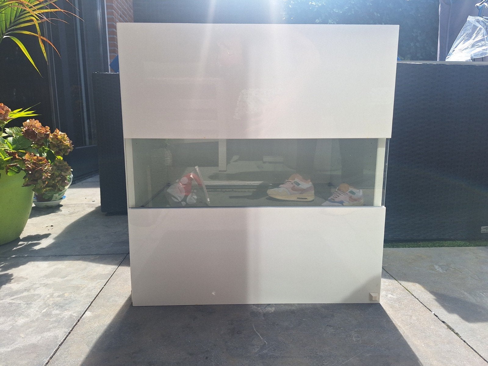 ikea hang keukenkast, met 2 glazen planken, Huis en Inrichting, Keuken | Keukenelementen, Ophalen, 25 tot 50 cm, 50 tot 100 cm
