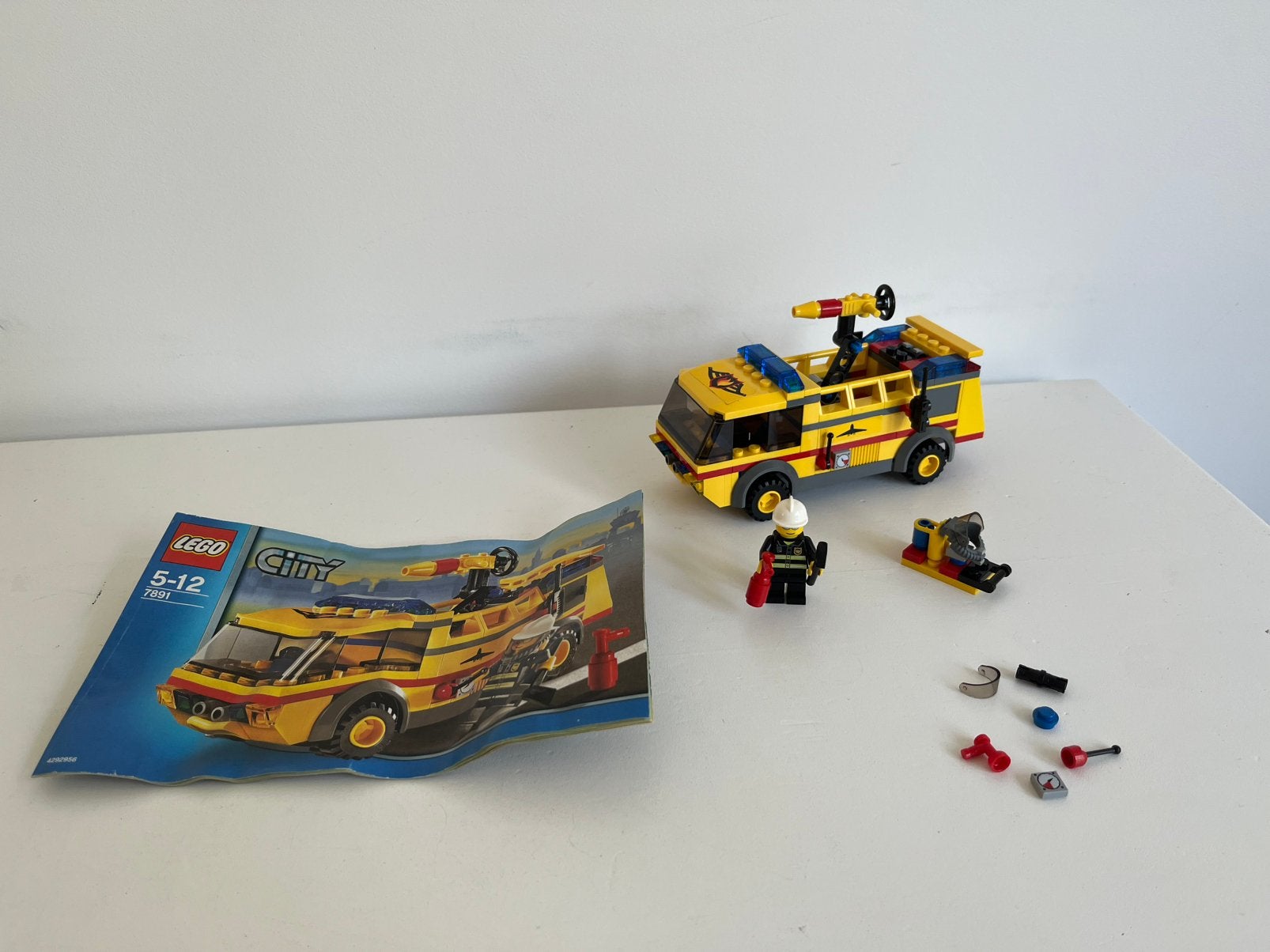 LEGO City 7891 Airport Fire Truck (Compleet), City, Compleet, Lego, Ophalen of Verzenden