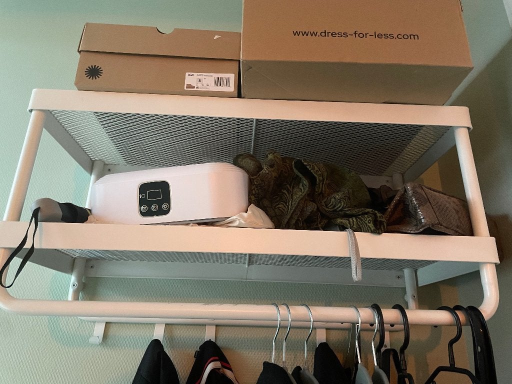 IKEA MACKAPÄR kapstok / kledingrek, Huis en Inrichting, Woonaccessoires | Kapstokken, Zo goed als nieuw, Minder dan 100 cm, Metaal