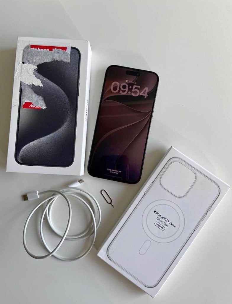 iPhone 15 Pro Max 256 GB Zwart, Telecommunicatie, Mobiele telefoons | Apple iPhone, 256 GB, 89 %, Zwart, IPhone 15 Pro Max