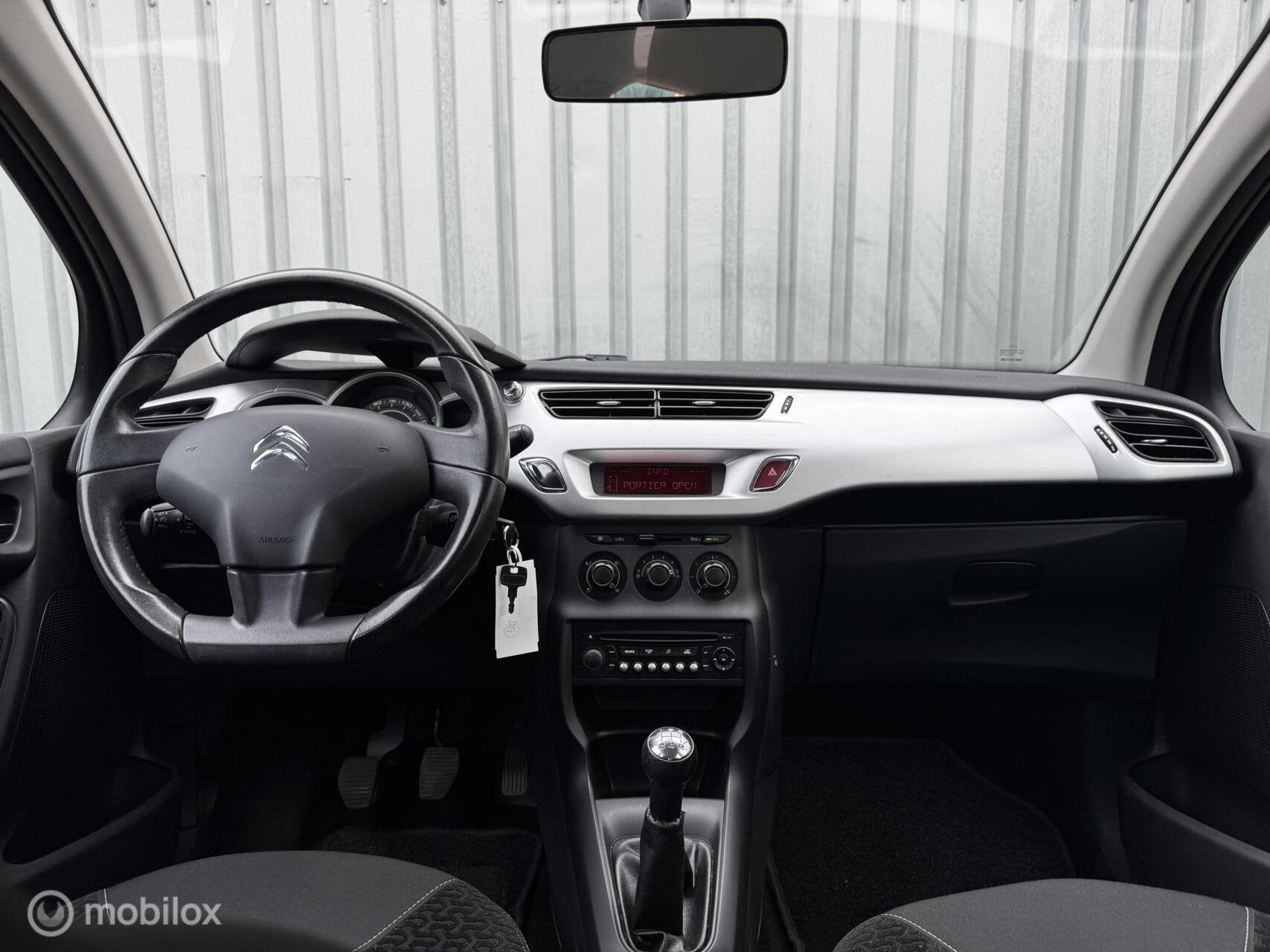 Citroen C3 1.4 Dynamique | Airco | Cruise | 5Drs, Auto's, Voorwielaandrijving, Stof, Zwart, 4 cilinders