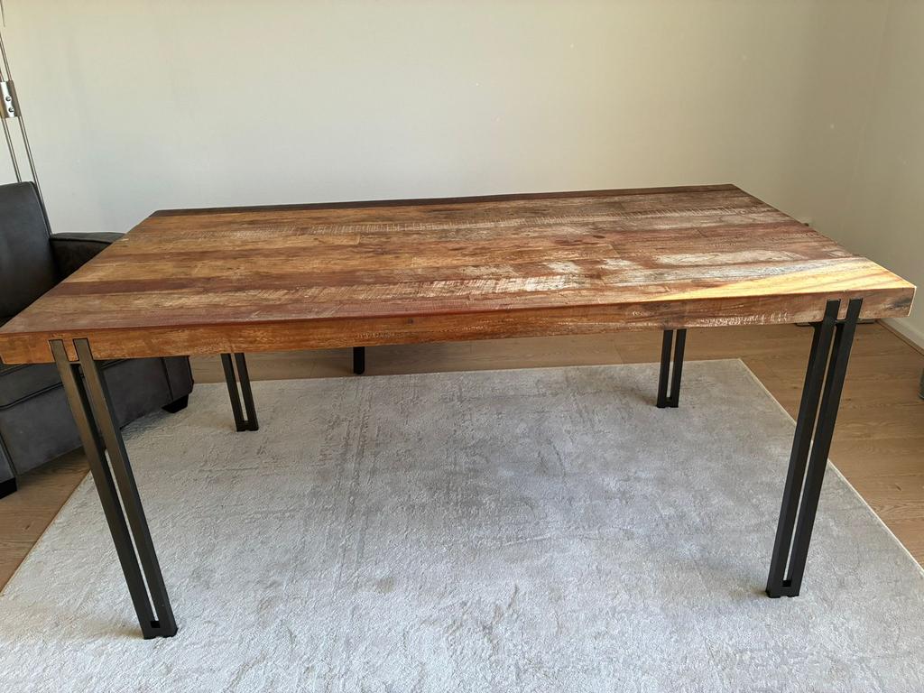 Dbodhi teakhouten Eetkamertafel 175x90x79, Ophalen, 50 tot 100 cm, Zo goed als nieuw, 150 tot 200 cm