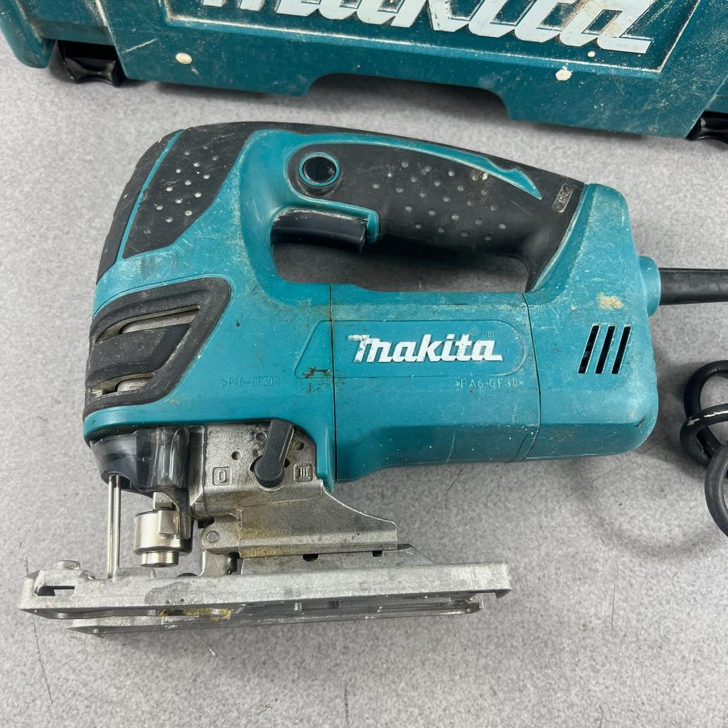 Makita 4350FCT Decoupeerzaag | bekabeld | 406222, Doe-het-zelf en Verbouw, Gereedschap | Zaagmachines, Gebruikt, Decoupeerzaag