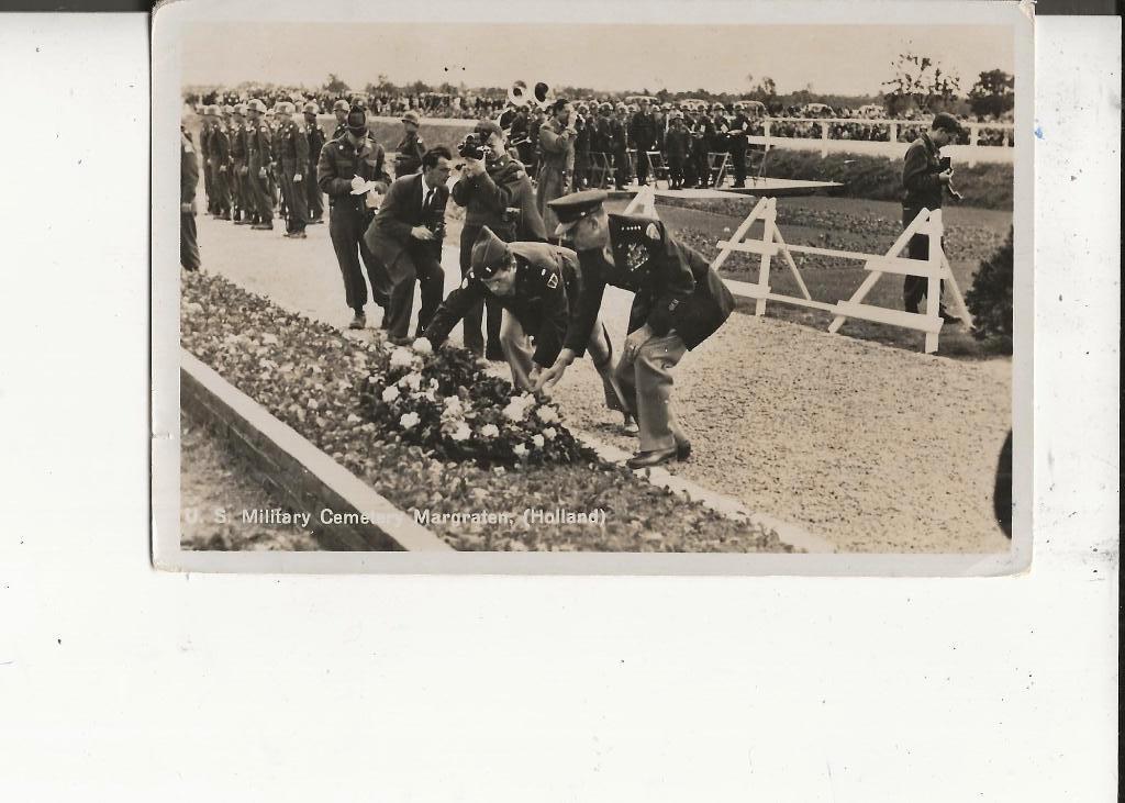 Margraten Kranslegging U.S.Begraafplaats, Ophalen of Verzenden, 1940 tot 1960, Ongelopen, Noord-Brabant