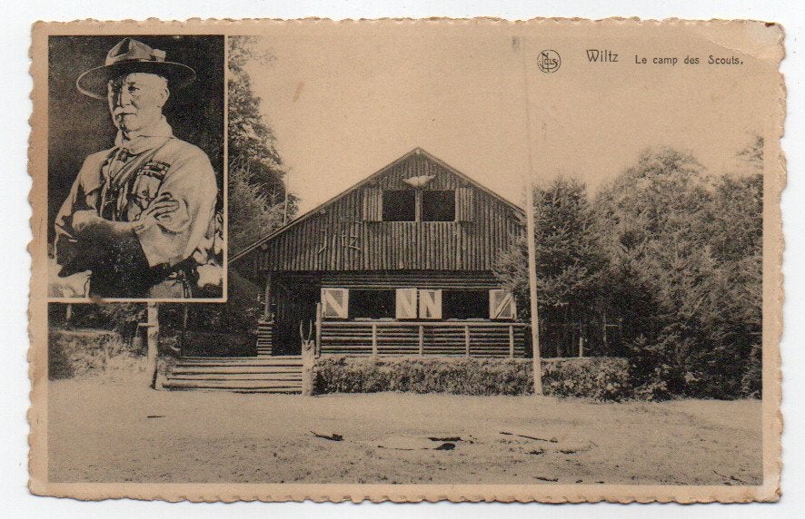 Wiltz Le camp des Scouts met Baden Powell 1953, Verzamelen, Ophalen of Verzenden, 1940 tot 1960, Gelopen, België en Luxemburg