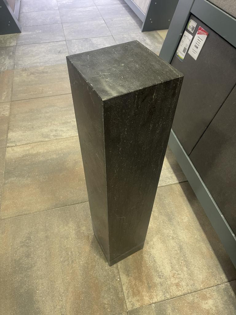 Zuil Spotted Bluestone 20x20x100 cm Gezoet Rondom met Gat, Tuin en Terras, Ophalen, Nieuw, Natuursteen, Overige typen