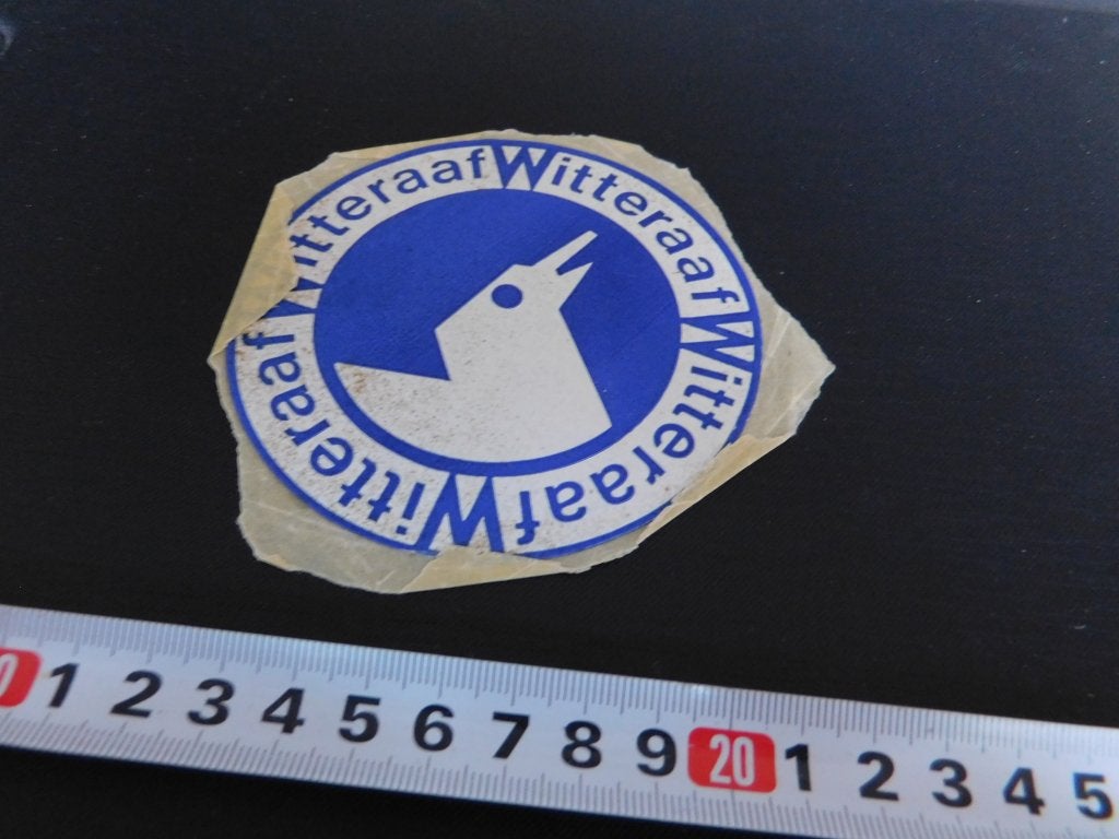 sticker Witte Raaf, Verzamelen, Ophalen, Zo goed als nieuw