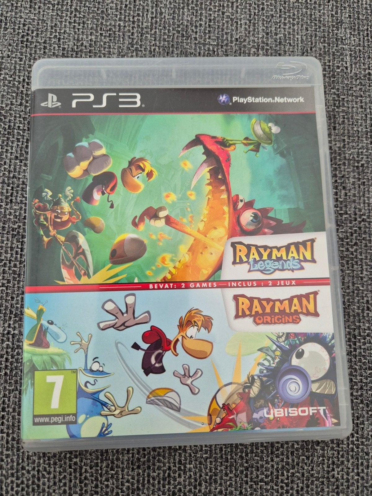 Rayman legends + origins - ps3 , playstation 3, Spelcomputers en Games, Avontuur en Actie, Ophalen of Verzenden, Zo goed als nieuw