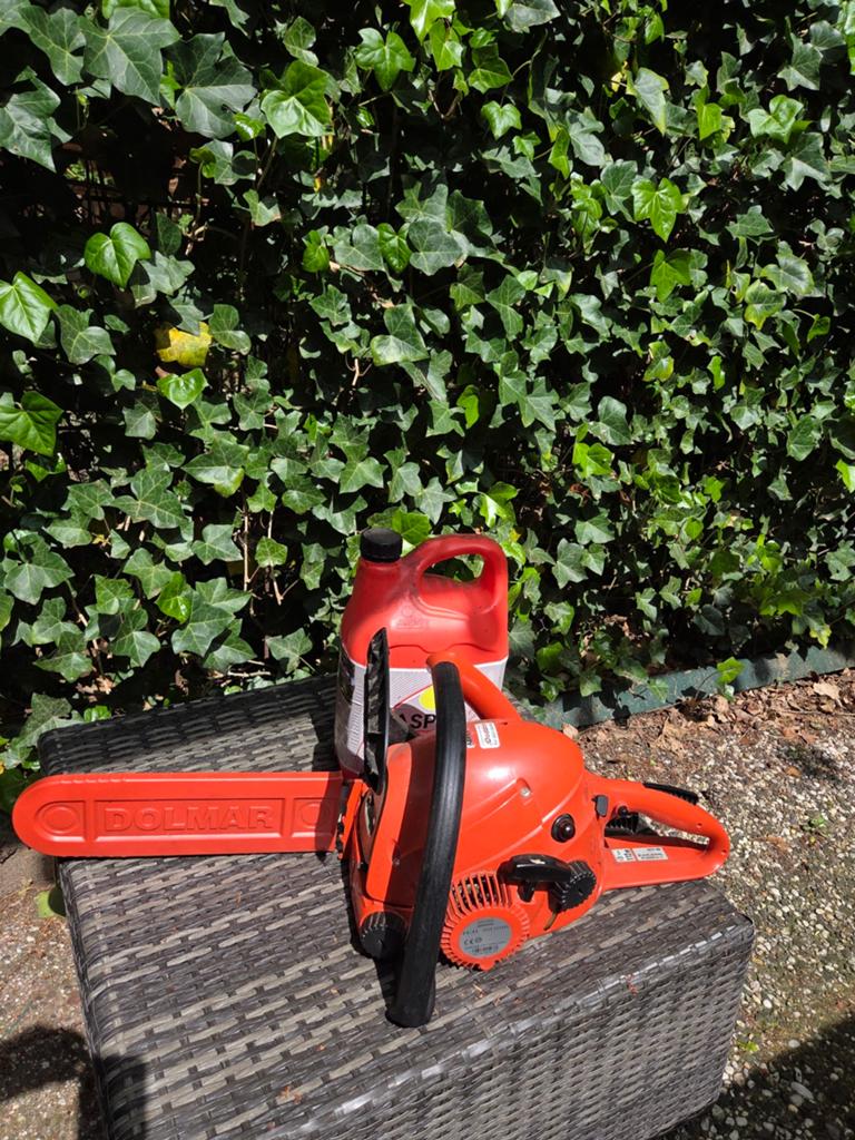 Dolmar kettingzaag met Aspen 2 brandstof, Ophalen, Gebruikt, 30 t/m 39 mm, Dolmar