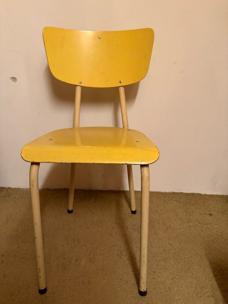 Vintage fifties stoel Roeters, Ophalen, Gebruikt, Overige kleuren, Eén