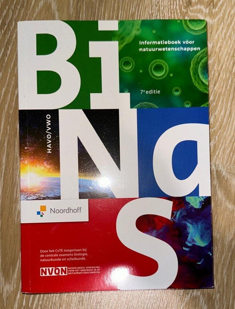 BiNaS 7e editie HAVO/VWO  - zgan, Boeken, Ophalen, Zo goed als nieuw, HAVO, Natuurkunde