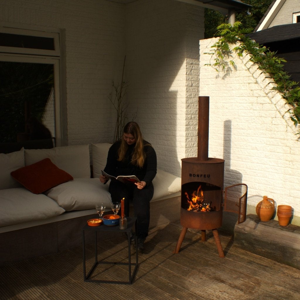 Tuinhaard Cortenstaal BonTon 50 van Bonfeu, Info@hout-art.nl, Nieuw, Ophalen of Verzenden, Hoeves 3 in Schijndel