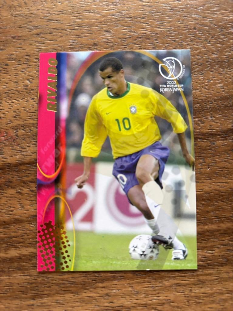 Rivaldo Spelerskaart - FIFA World Cup 2002, Ophalen of Verzenden, Nieuw, Buitenlandse clubs, Spelerskaart
