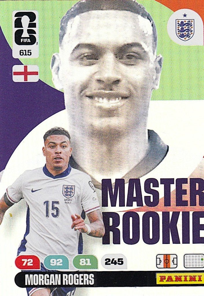 Panini- WK 2026- MASTER ROOKIE - Morgan Rogers - Engeland, Verzenden, Nieuw, Buitenlandse clubs, Spelerskaart