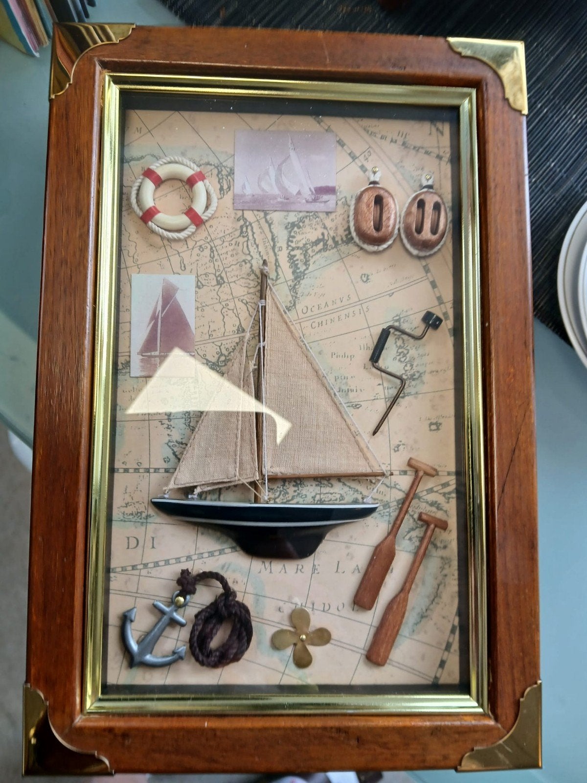 Schilderij scheepvaart, Ophalen