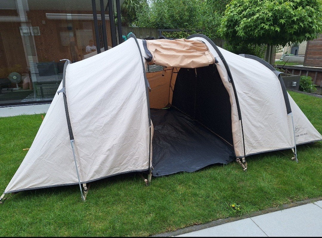 Bardani Amigo 350 rstc vis-à-vis tent beige black, Ophalen of Verzenden, Gebruikt, Tot en met 4