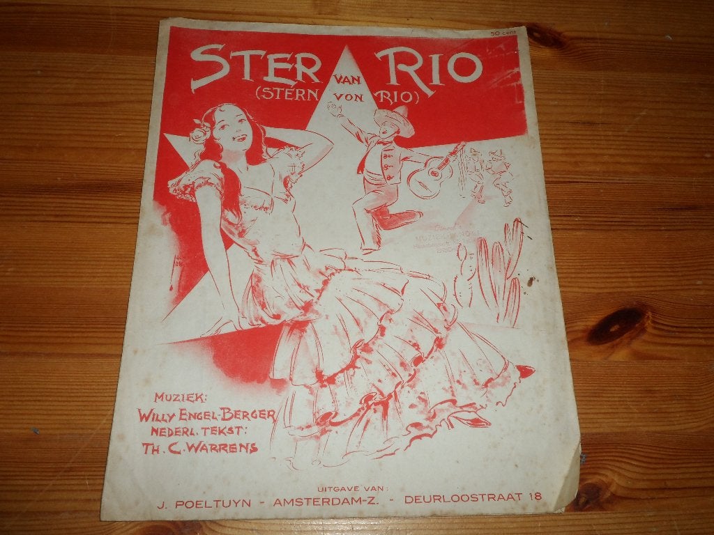 Stern von rio - willy engel berger, Accordeon, Gebruikt, Ophalen of Verzenden, Artiest of Componist