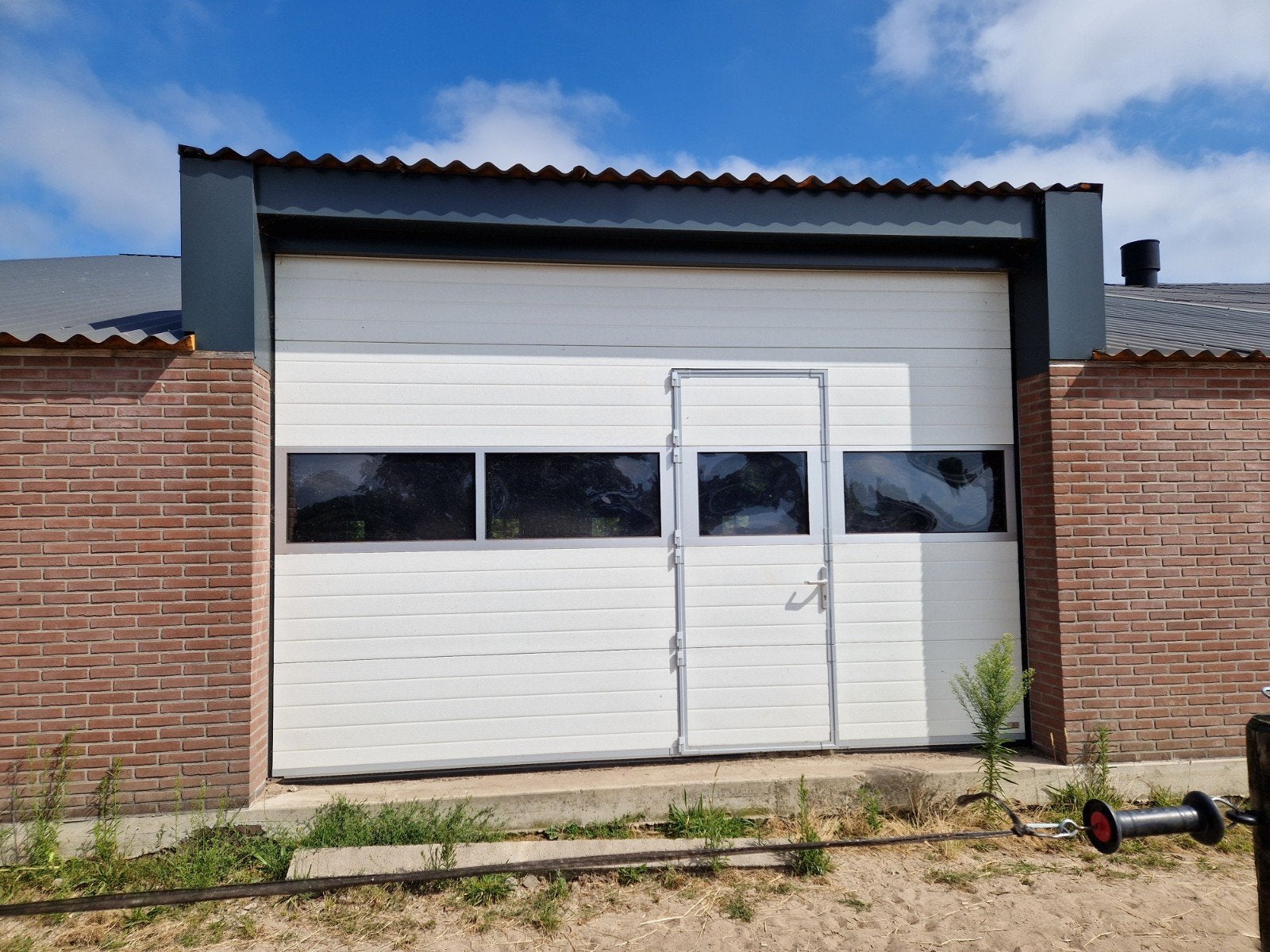 Nieuwe Overheaddeur XS Doors 4.67m x 3.02m met Loopdeur, Ophalen of Verzenden, Glas, 120 cm of meer, 215 cm of meer