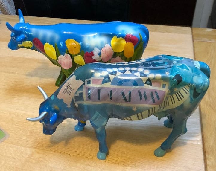 2x cow parade koe, Ophalen of Verzenden, Zo goed als nieuw, Dier